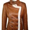 Rachael Aviator Double Breasted Leather Jacket Rachael Aviator Double Breasted Leather Jacket