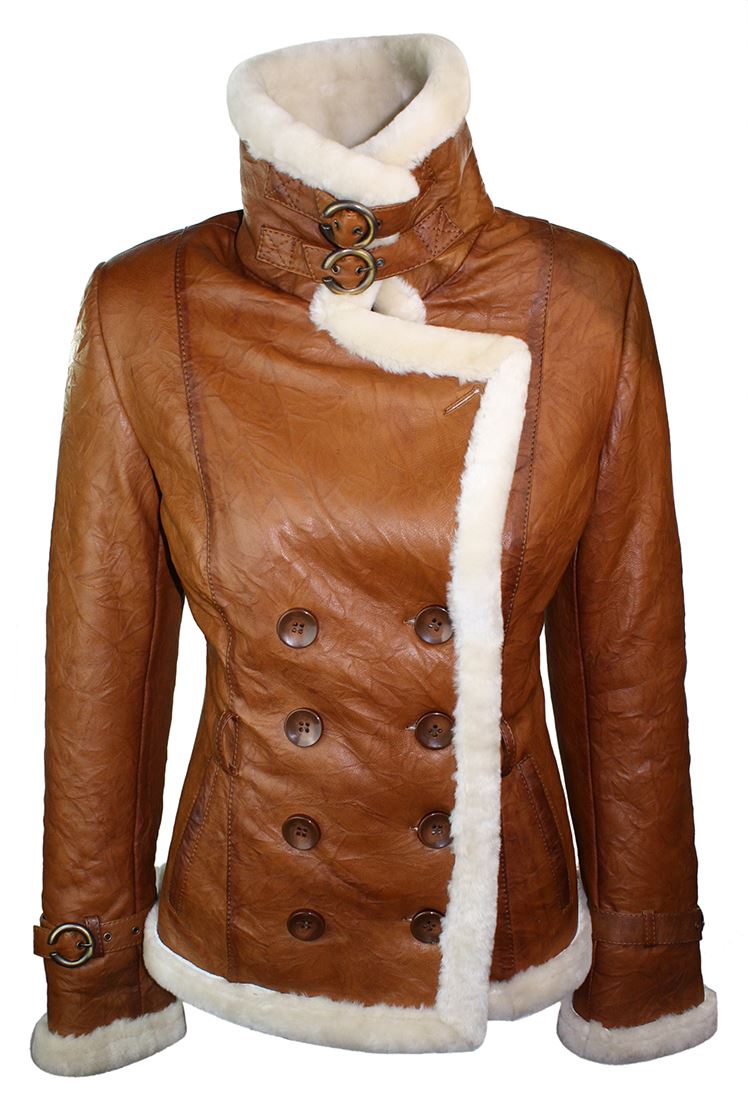 Rachael Aviator Double Breasted Leather Jacket Rachael Aviator Double Breasted Leather Jacket