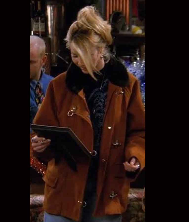 Phoebe Buffay FRIENDS Brown Fur Jacket Phoebe Buffay FRIENDS Brown Fur Jacket