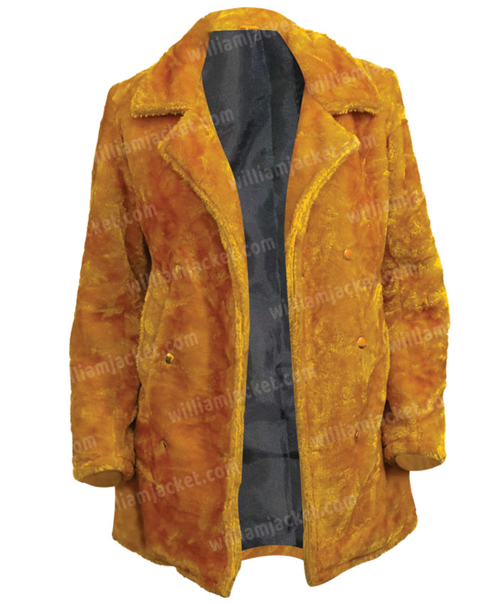 Selena Gomez Only Murders In The Building Orange Fur Jacket Selena Gomez Only Murders In The Building Orange Fur Jacket