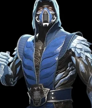  	Sub Zero Injustice 2 Game Leather Costume Vest