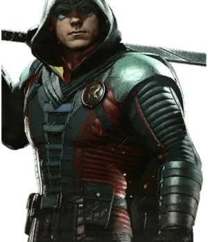  	Injustice 2 Robin Leather Costume Jacket