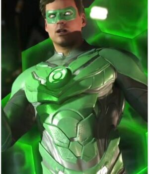  	Injustice 2 Green Lantern Leather Costume Jacket
