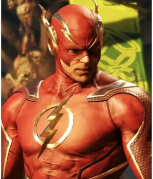  	Injustice 2 Flash Red Costume Jacket