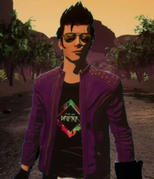  	Travis Strikes Again No More Heroes Purple Jacket