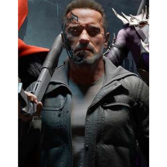 Mortal Kombat 11 Terminator Hoodie Jacket Mortal Kombat 11 Terminator Hoodie Jacket