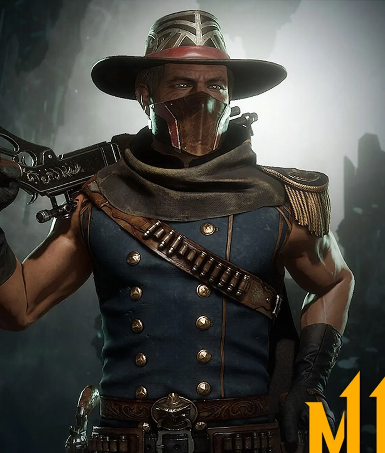 Mortal Kombat 11 Erron Black Denim Vest Mortal Kombat 11 Erron Black Denim Vest