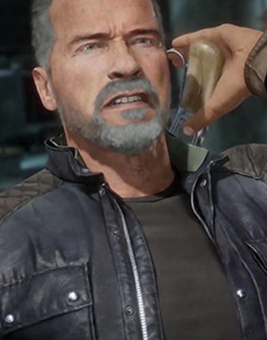 Terminator T-800 Mortal Kombat 11 Leather Jacket Terminator T-800 Mortal Kombat 11 Leather Jacket