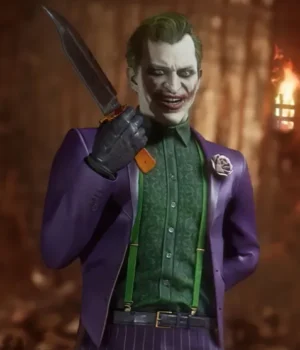  	Mortal Kombat 11 Joker Purple Blazer Jacket