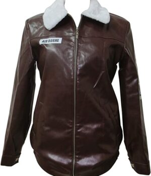  	Terry Bogard King Of Fighters Brown Leather Jacket