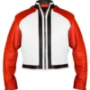  	Rock Howard King of Fighters XIV White and Red Leather Jacket