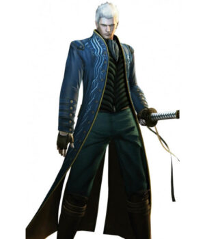  	Vergil Leather Coat With Vest