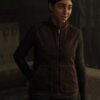  	Women Dina The Last Of Us Part II Maroon Leather Vest