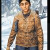 	The Last Of Us Part II Game Dina Brown Leather Jacket