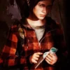  	Ellie The Last Of Us Part II Flannel Hoodie