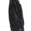  	Mens Black Mink Fur Bomber Jacket