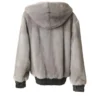  	Mens and Womens Reversible Mink Fur Bomber Jacket