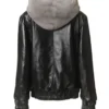  	Mens and Womens Reversible Mink Fur Bomber Jacket