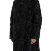 Men’s Persian Lamb Fur Mid Length Black Coat Men’s Persian Lamb Fur Mid Length Black Coat