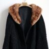  	Men’s Karakul Persian Lamb With Mink Fur Collar Coat