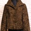  	Women Persian Lamb Karakul Fur Brown Jacket