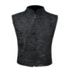  	Winter Black Persian Lamb Fur Waistcoat Vest