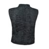 Winter Black Persian Lamb Fur Waistcoat Vest Winter Black Persian Lamb Fur Waistcoat Vest