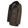Women Mink Collar Fur Persian Astrakhan Lamb Coat Women Mink Collar Fur Persian Astrakhan Lamb Coat