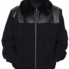  	B3 Bomber Karakul Persian Lamb Fur Winter Coat