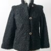 	Women Persian Astrakhan Black Lamb Fur Coat