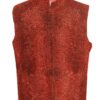  	Real Sawarka Persian Lamb Red Fur Waistcoat Vest