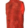  	Real Sawarka Persian Lamb Red Fur Waistcoat Vest