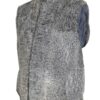  	Handmade Persian Lamb Karakul Astrakhan Grey Fur Waistcoat