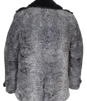  	Persian Lamb Fur Cream Off White Astrakhan Coat Jacket