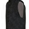  	Genuine Persian Lamb Black Fur Vest Waistcoat
