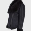 Patricia Black Shearling Fur Leather Jacket Patricia Black Shearling Fur Leather Jacket