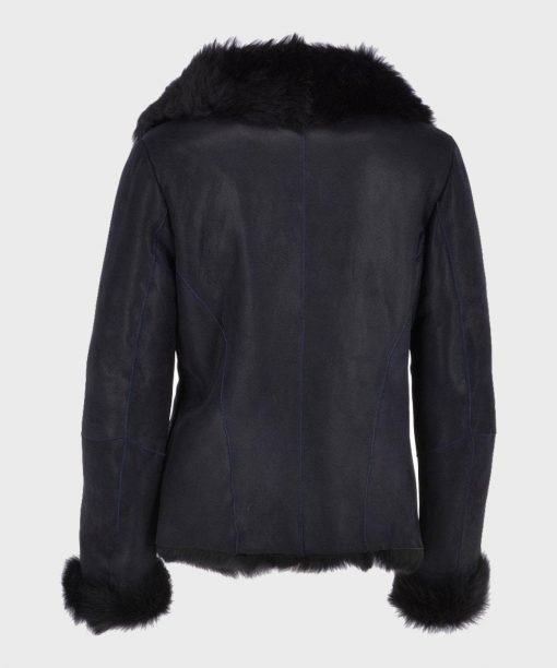 Patricia Black Shearling Fur Leather Jacket Patricia Black Shearling Fur Leather Jacket