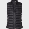  	Womens Black Puffer Parachute Vest