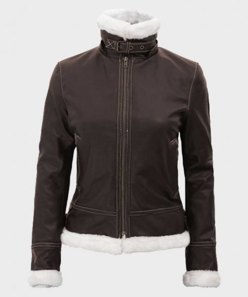 Jasmine Dark Brown Jacket with hood Jasmine Dark Brown Jacket with hood