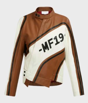  	Women’s Ezzah MF19 Biker Sheepskin Leather Jacket