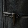  	Martin Sheepskin Duffle Black Designer Shearling Coat