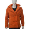  	Yellowstone Beth Dutton Orange Shearling Fur Coat