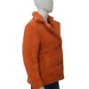  	Yellowstone Beth Dutton Orange Shearling Fur Coat