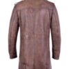  	Brown Morgan-SF aviator Sheepskin Shearling Leather Trench Coat
