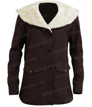  	Yellowstone S02 Beth Dutton Brown Long Wool Coat