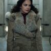  	His Dark Materials Mrs Coulter Shearling Coat