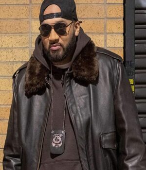  	The Kid Mero Desus & Mero Brown Jacket