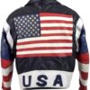  	USA Brando Vintage 80s Stars Studded Bomber Jacket