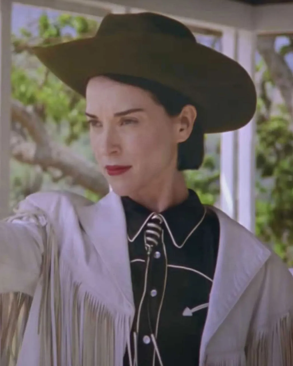 St. Vincent The Nowhere Inn White Fringe Jacket St. Vincent The Nowhere Inn White Fringe Jacket