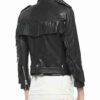  	Melanie Scrofano Wynonna Earp Black Fringe Jacket